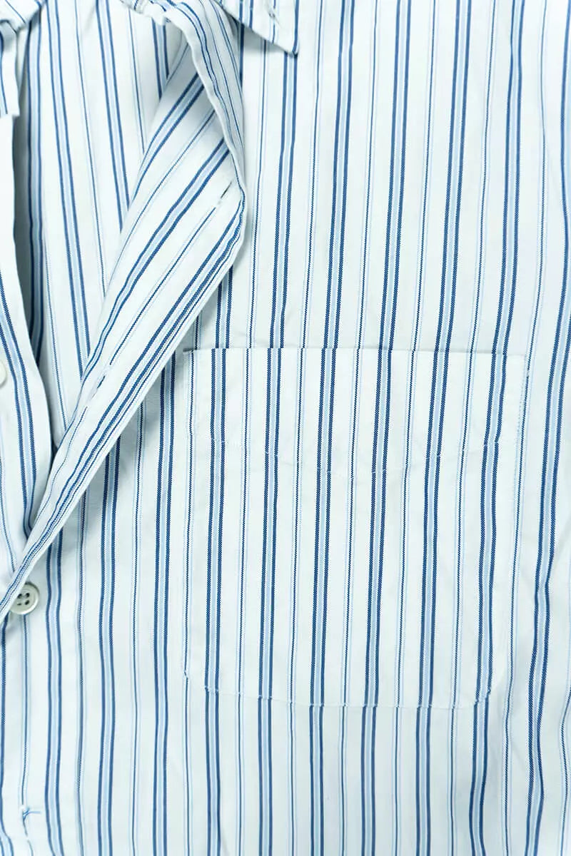 Camicia Ralph Lauren a Righe Classic Fit Bianca "L"