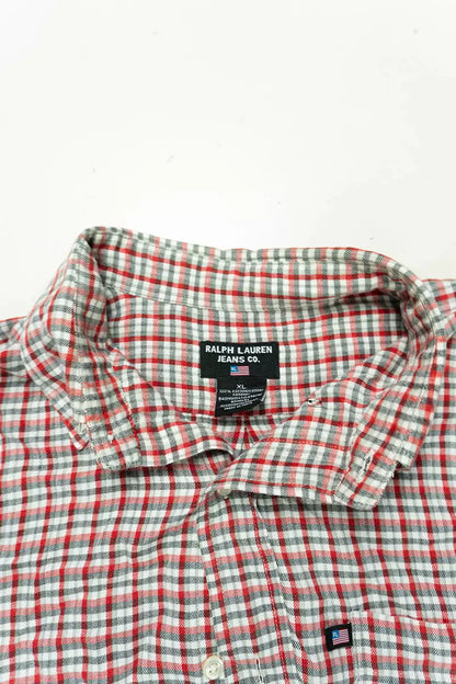 Ralph Lauren camicia scacchi vintage "XL"