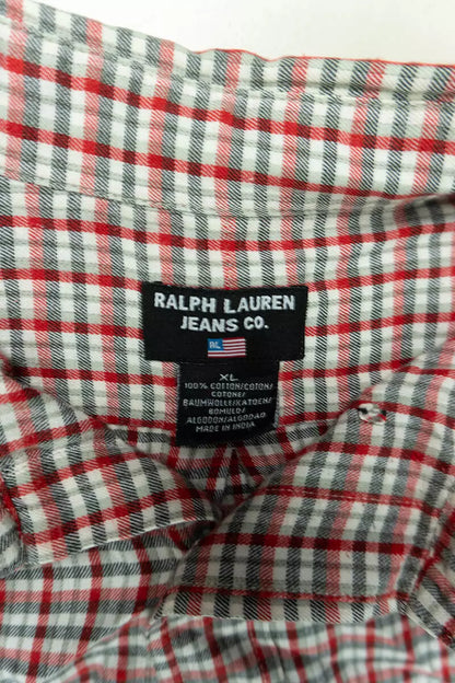 Ralph Lauren camicia scacchi vintage "XL"